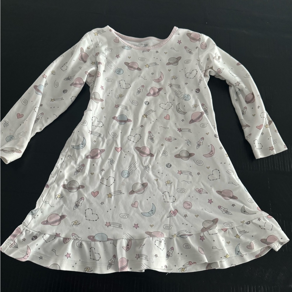 Noomie Star Print pijama dress